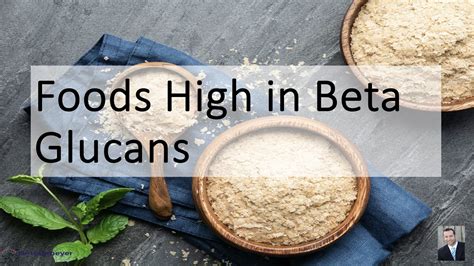 what does beta glucan do|8 Foods High in Beta.